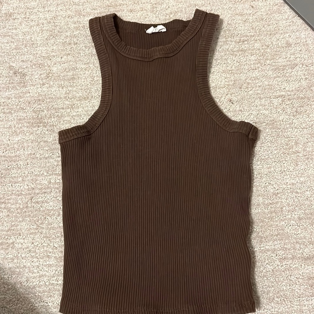 brown cotton on tank